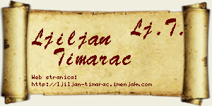 Ljiljan Timarac vizit kartica